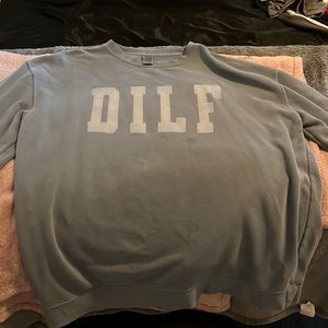 Barstools sports XL light blue Dilf crew neck sweater. Super soft